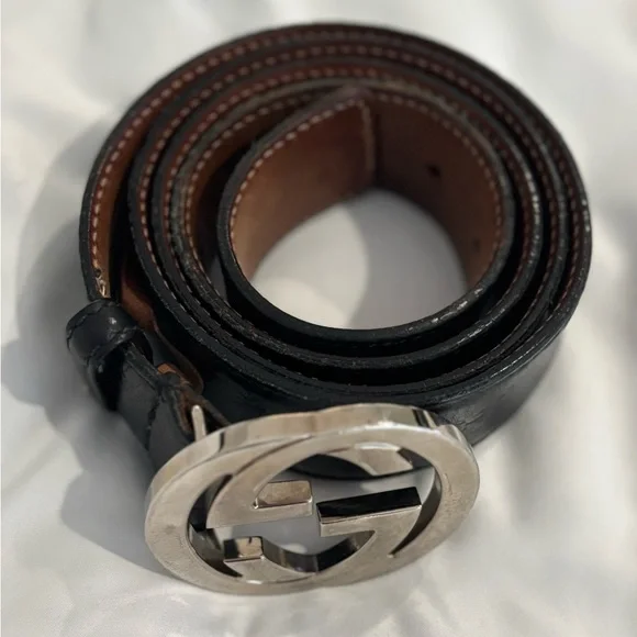 Gucci Black Leather Belt - Picture 5 of 6